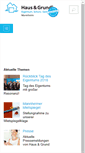 Mobile Screenshot of haus-und-grund-mannheim.de